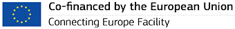 Logo for eu-programmet Connecting Europe Facility.