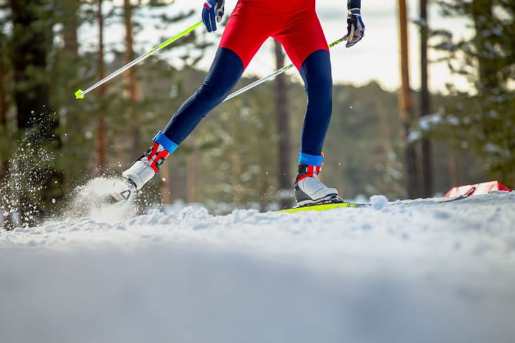 Det er ikke tillatt å plassere reklameinnslag i kortvarige øvelser, som langrennssprint, slik at seeropplevelsen forringes. Foto Shutterstock