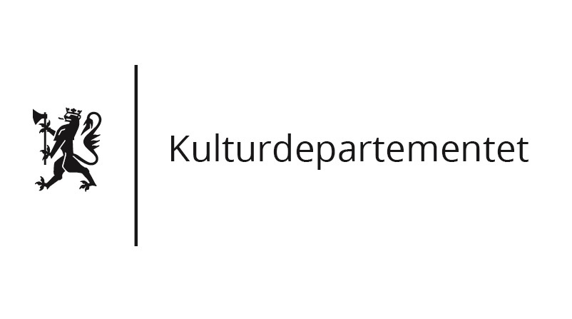 Bilde viser Kulturdepartementets logo. Illustrasjon
